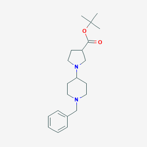 tert-Butyl 1-(1-benzylpiperidin-4-yl)pyrrolidine-3-carboxylate图片