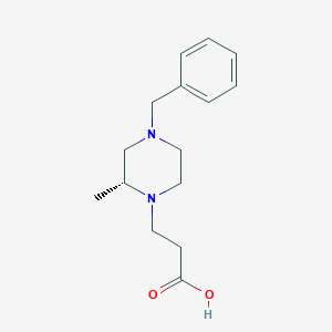 (R)-3-[(2-Methyl-4-benzyl)piperazinyl]propionic AcidͼƬ