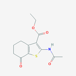 Ethyl 2-acetamido-7-oxo-4,5,6,7-tetrahydro-1-benzothiophene-3-carboxylateͼƬ