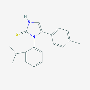 5-(4-Methylphenyl)-1-[2-(propan-2-yl)phenyl]-1H-imidazole-2-thiolͼƬ