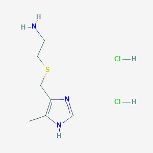 4-Methyl-5-[(2-aminoethyl)thiomethyl]imidazole Dihydrochloride图片