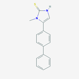 1-Methyl-5-(4-phenylphenyl)-1H-imidazole-2-thiol图片