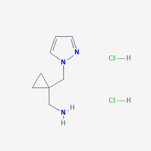 {[1-(1H-吡唑-1-基甲基)环丙基]甲基}胺二盐酸盐图片