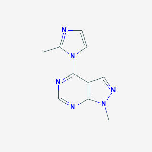 2-methyl-1-{1-methyl-1H-pyrazolo[3,4-d]pyrimidin-4-yl}-1H-imidazoleͼƬ