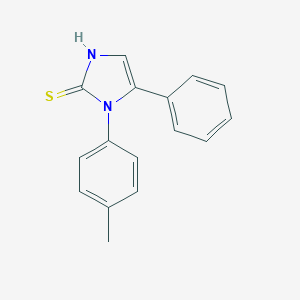 1-(4-methylphenyl)-5-phenyl-1H-imidazole-2-thiol图片