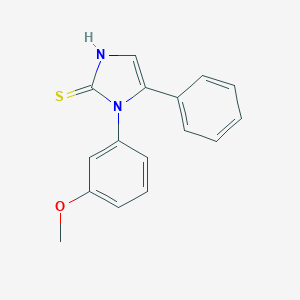 1-(3-Methoxyphenyl)-5-phenyl-1H-imidazole-2-thiolͼƬ