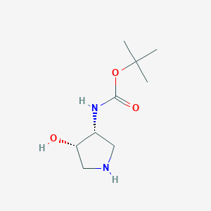 tert-Butyl N-[(3S,4R)-4-hydroxypyrrolidin-3-yl]carbamateͼƬ