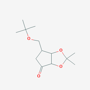 (3aR,6R,6aR)-6-(叔丁氧基甲基)-2,2-二甲基二氢-3aH-环戊并[d][1,3]二恶茂-4(5H)-酮图片