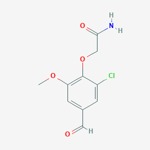 2-(2-Chloro-4-formyl-6-methoxyphenoxy)acetamideͼƬ