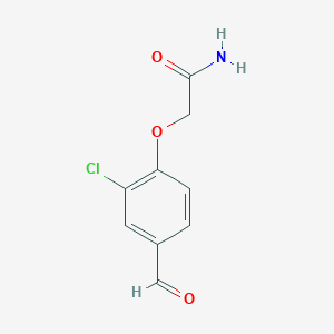 2-(2-chloro-4-formylphenoxy)acetamide图片