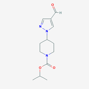 Isopropyl 4-(4-Formylpyrazol-1-yl)piperidine-1-carboxylateͼƬ