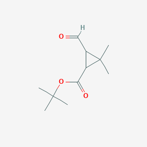 tert-butyl 3-formyl-2,2-dimethylcyclopropane-1-carboxylateͼƬ