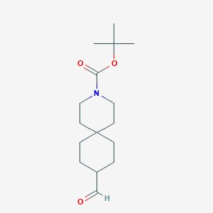 tert-butyl 9-formyl-3-azaspiro[5,5]undecane-3-carboxylateͼƬ