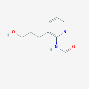 N-(3-(3-Hydroxypropyl)pyridin-2-yl)pivalamideͼƬ