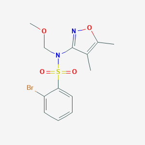 2-BROMO-N-(4,5-DIMETHYLISOXAZOL-3-YL)-N-(METHOXYMETHYL)BENZENESULFONAMIDEͼƬ