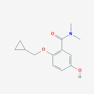 2-Cyclopropylmethoxy-5-hydroxy-N,N-dimethylbenzamideͼƬ