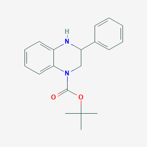 3-Phenyl-3,4-dihydro-2H-quinoxaline-1-carboxylic acid tert-butyl esterͼƬ