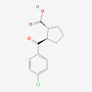 trans-2-(4-Chlorobenzoyl)cyclopentane-1-carboxylic acidͼƬ