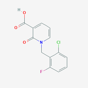 1-(2-chloro-6-fluorobenzyl)-2-oxo-1,2-dihydro-3-pyridinecarboxylic acidͼƬ