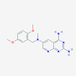 N6-(2,5-Dimethoxy-Benzyl)-N6-Methyl-Pyrido[2,3-D]Pyrimidine-2,4,6-TriamineͼƬ