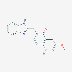 methyl 2-[1-(1H-1,3-benzimidazol-2-ylmethyl)-4-hydroxy-2-oxo-1,2-dihydro-3-pyridinyl]acetateͼƬ