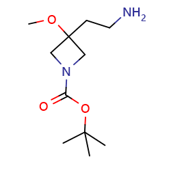 tert-butyl3-(2-aminoethyl)-3-methoxy-azetidine-1-carboxylateͼƬ