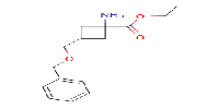 ethyl1-amino-3-[(benzyloxy)methyl]cyclobutane-1-carboxylate图片