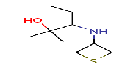 2-methyl-3-[(thietan-3-yl)amino]pentan-2-olͼƬ