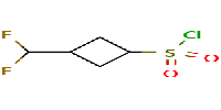 3-(difluoromethyl)cyclobutane-1-sulfonylchlorideͼƬ