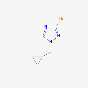 3-bromo-1-(cyclopropylmethyl)-1H-1,2,4-triazoleͼƬ