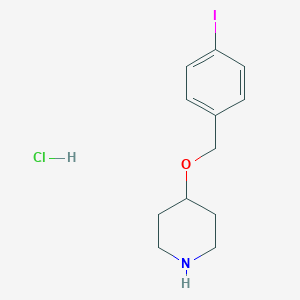 4-((4-Iodobenzyl)oxy)piperidine hydrochlorideͼƬ