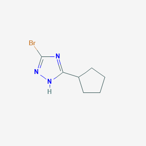 5-Bromo-3-cyclopentyl-1H-1,2,4-triazoleͼƬ