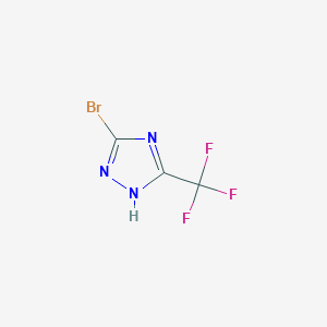 3-Bromo-5-(trifluoromethyl)-1H-1,2,4-triazoleͼƬ