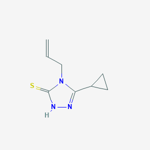 5-cyclopropyl-4-(prop-2-en-1-yl)-4H-1,2,4-triazole-3-thiolͼƬ