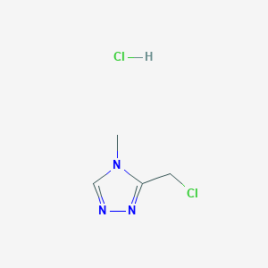 3-(chloromethyl)-4-methyl-4H-1,2,4-triazole hydrochloride图片