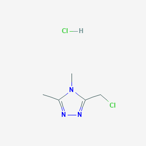 3-(Chloromethyl)-4,5-dimethyl-4H-1,2,4-triazole HydrochlorideͼƬ