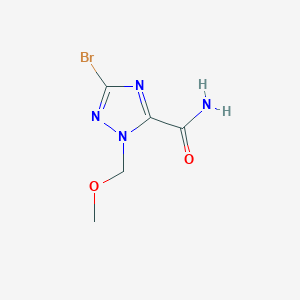 3-Bromo-1-(methoxymethyl)-1H-1,2,4-triazole-5-carboxamide图片