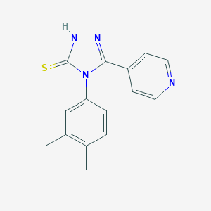 4-(3,4-Dimethylphenyl)-5-(pyridin-4-yl)-4H-1,2,4-triazole-3-thiolͼƬ