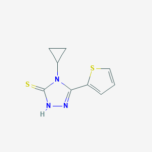 4-cyclopropyl-5-(thiophen-2-yl)-4H-1,2,4-triazole-3-thiolͼƬ