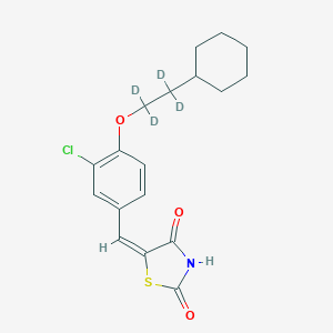 5-[[3-Chloro-4-(2-cyclohexylethoxy)phenyl]methylene]-2,4-thiazolidinedione-d4ͼƬ