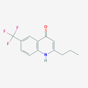 4-Hydroxy-2-propyl-6-trifluoromethylquinolineͼƬ