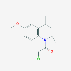 1-(Chloroacetyl)-6-methoxy-2,2,4-trimethyl-1,2,3,4-tetrahydroquinolineͼƬ