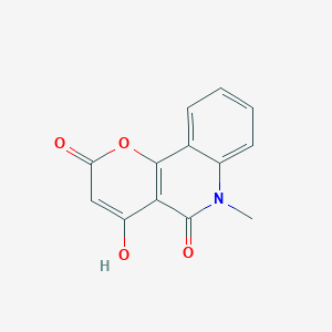 4-Hydroxy-6-methyl-2H-pyrano[3,2-c]quinoline-2,5(6H)-dioneͼƬ