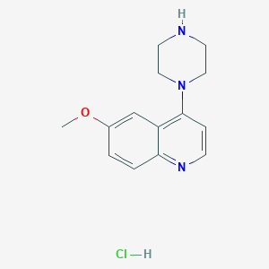 6-Methoxy-4-(piperazin-1-yl)quinoline HydrochlorideͼƬ