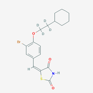 5-[[3-Bromo-4-(2-cyclohexylethoxy)phenyl]methylene]-2,4-thiazolidinedione-d4ͼƬ