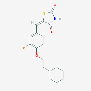 5-[[3-Bromo-4-(2-cyclohexylethoxy)phenyl]methylene]-2,4-thiazolidinedioneͼƬ