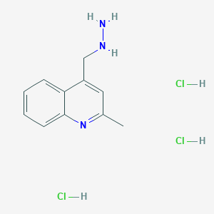 4-(Hydrazinylmethyl)-2-methylquinoline TrihydrochlorideͼƬ