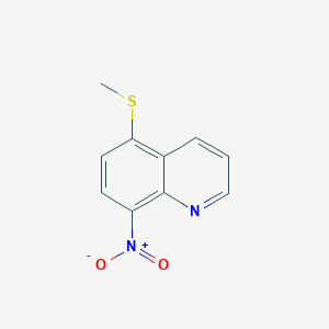 5-(methylsulfanyl)-8-nitroquinoline图片