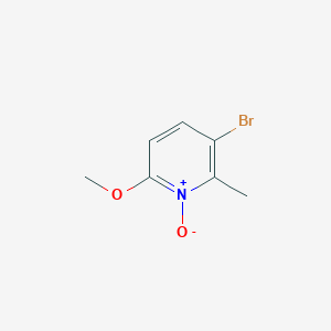 3-Bromo-6-methoxy-2-methyl-pyridine 1-oxide图片