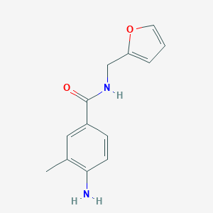 3-甲基-4-氨基-N-(2-呋喃基甲基)苯甲酰胺图片